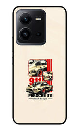 Classic Porsche 911 Vivo V25 5G Glass Case